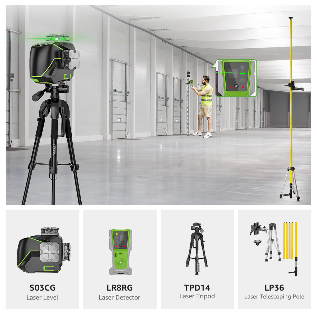 Huepar S03CG Pro Kit