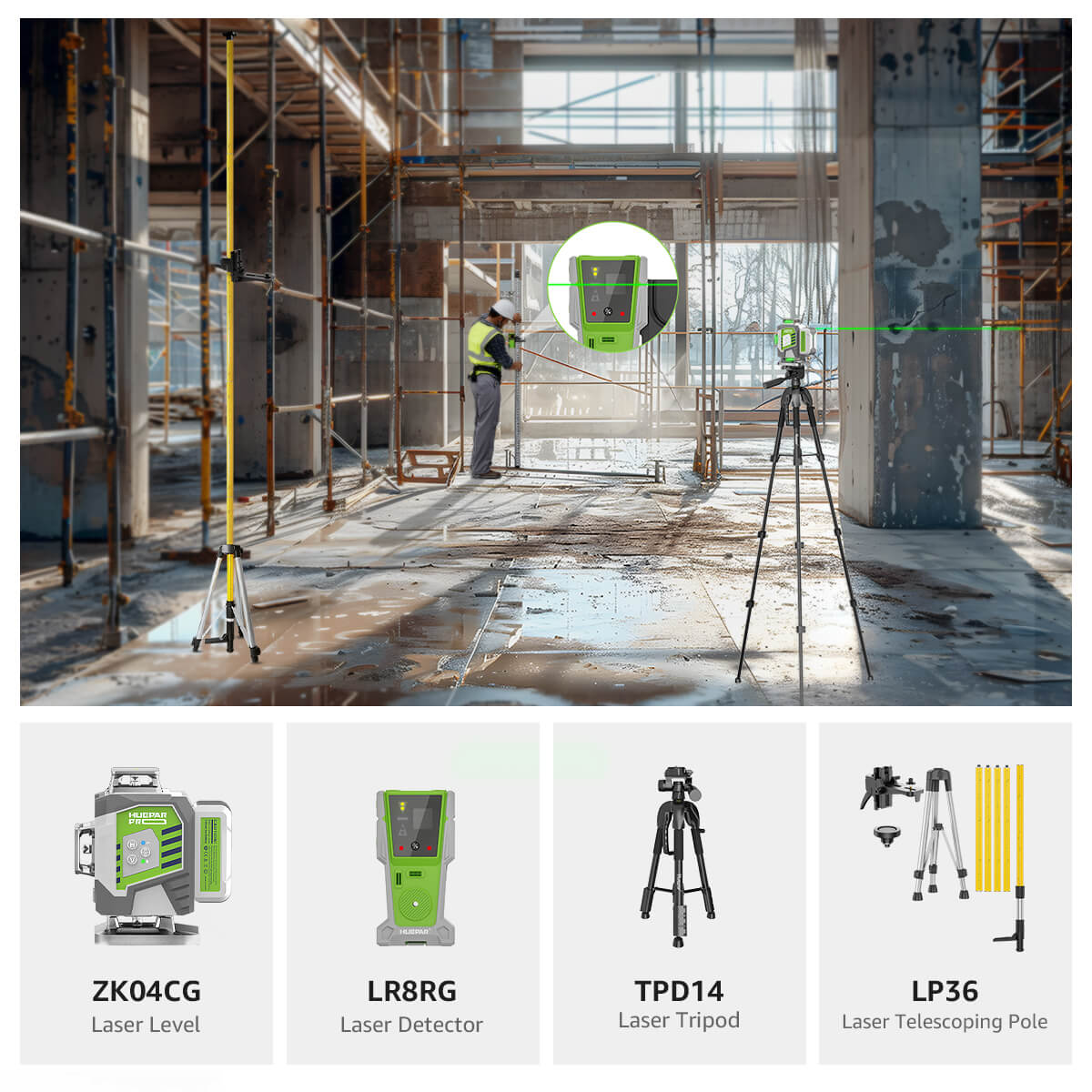 Huepar Pro ZK04CG Pro Kit