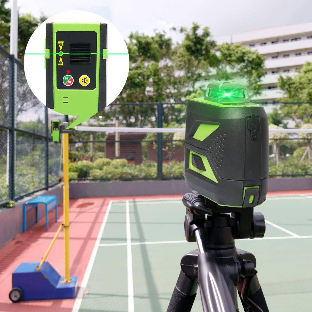 Huepar 603CG - 3D Green Beam Self-Leveling 3 X 360° Laser Level - HUEPAR UK