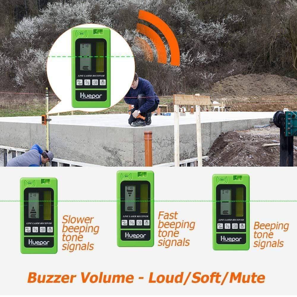 Huepar LR5RG - Laser Detector / Receiver - HUEPAR UK