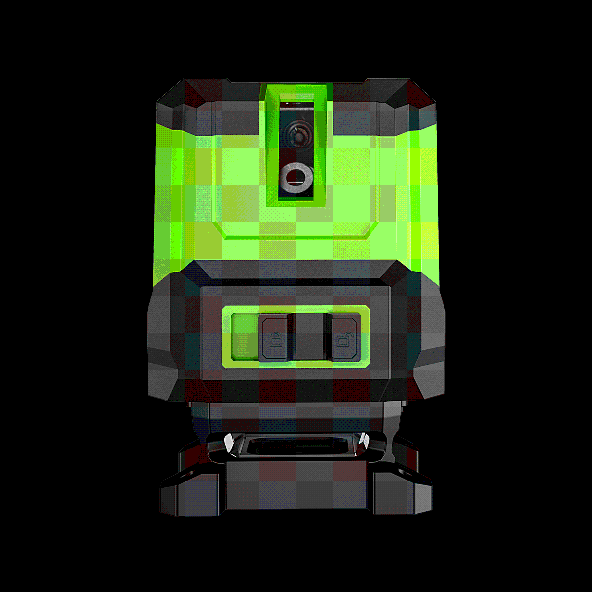 HUEPAR LS41G - Green Cross Line Self-leveling Multi-Line Laser Level-Four Vertical and One 360° Horizontal Lines with Plumb Dot - HUEPAR UK