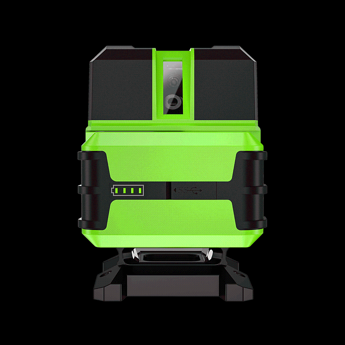 HUEPAR LS41G - Green Cross Line Self-leveling Multi-Line Laser Level-Four Vertical and One 360° Horizontal Lines with Plumb Dot - HUEPAR UK