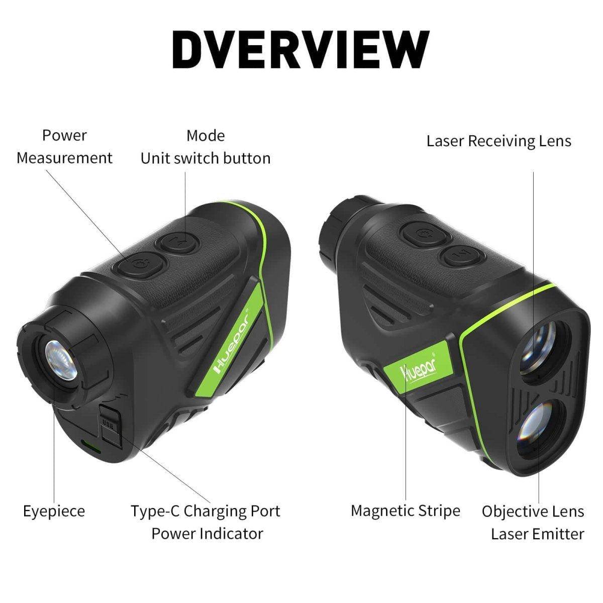 Huepar HLR600 - 800 Yards Golf Laser Rangefinder - HUEPAR UK