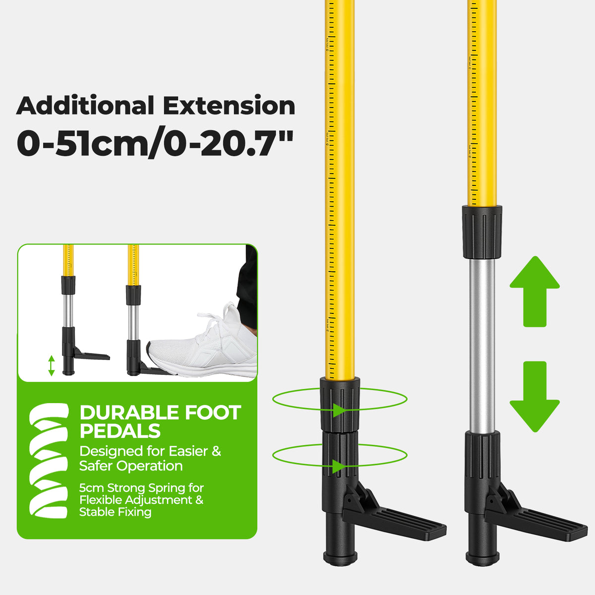 Huepar LP36 - 3.7m Lasers Level Adapter Tripod