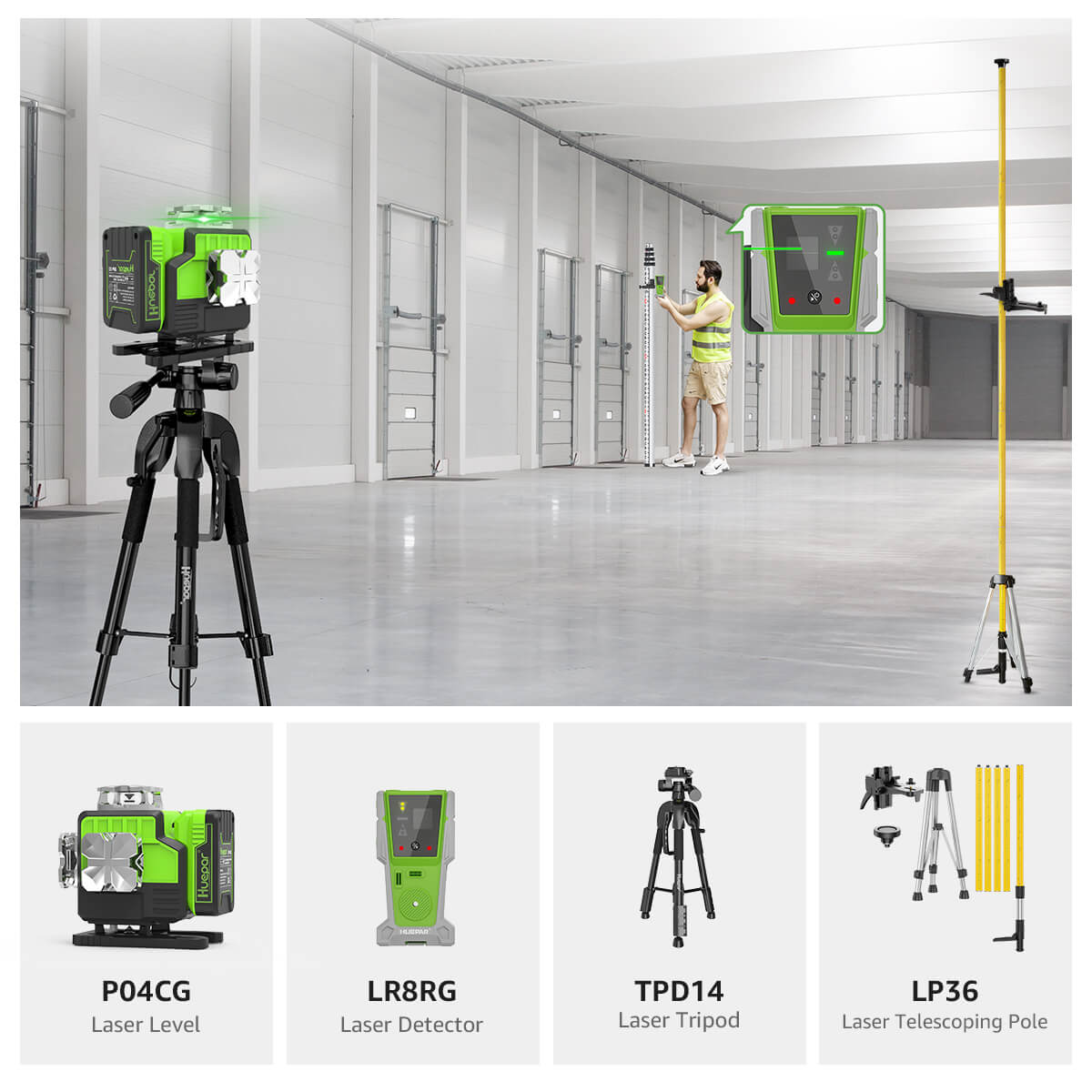 Huepar P04CG Pro Kit