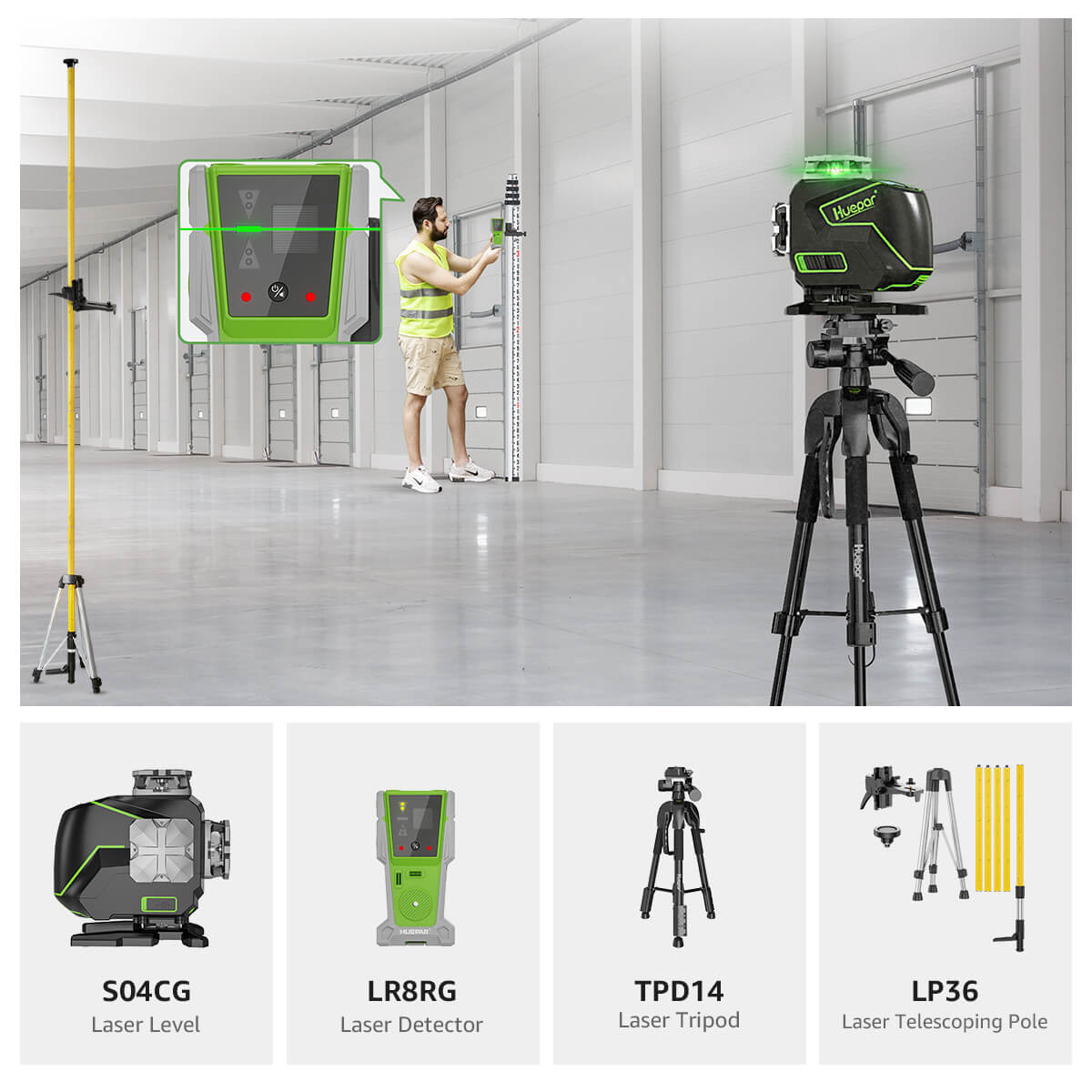 Huepar S04CG Pro Kit