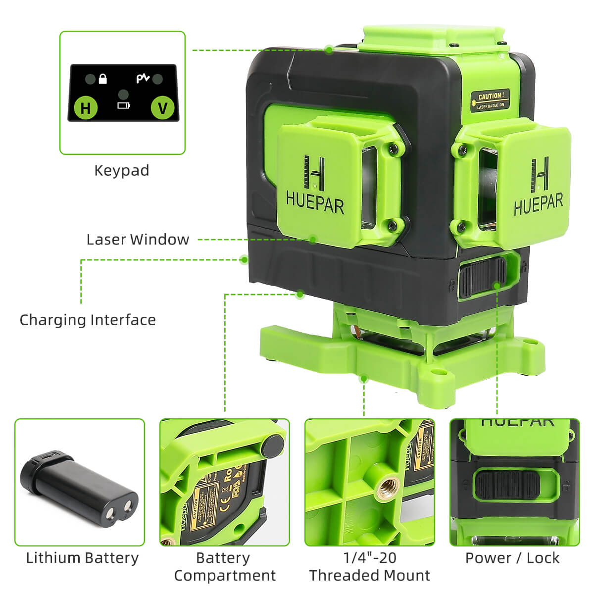 Huepar 903DG Laser Level