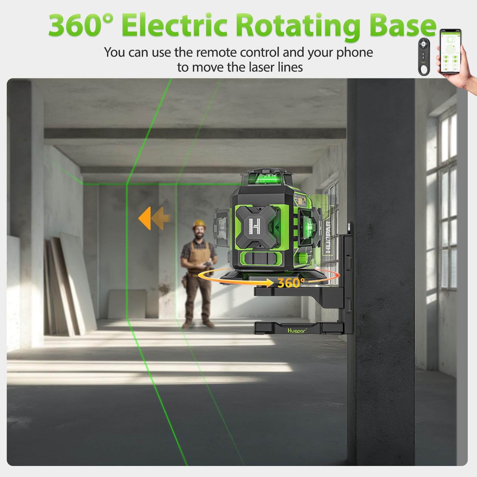 Huepar W03CG Laser Level