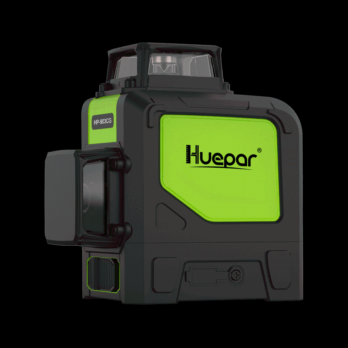 Huepar 903CG - 3x360 ° Self-Leveling 12 Lines 3D Cross Line Laser Level - HUEPAR UK