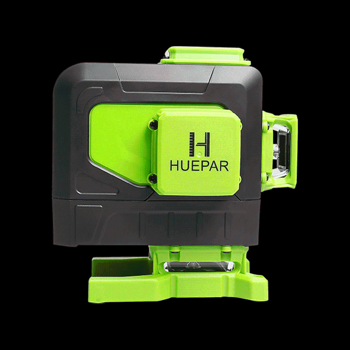Huepar 3D Cross Line Laser Level 3 x 360° Green Beam Self-leveling Tiling  Floor Laser Level Tools with Remote Control 503DG 