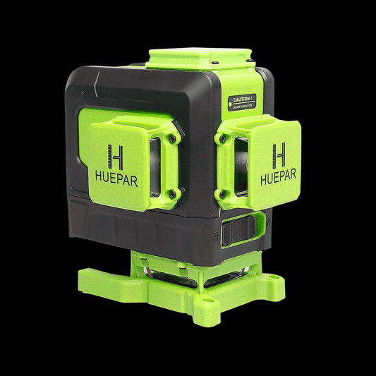 Huepar 903DG - 3D Cross Line Laser Level Green Beam Self-leveling Laser Level Tools for Tiles Floor with Remote Control - HUEPAR UK