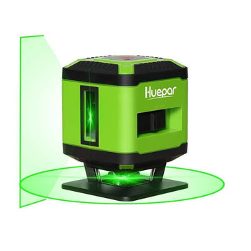Huepar FL360G - Tiling Floor Laser Level 360 Degree Green Beam Floor Laser Level Tools Installation with Magnetic Bracket - HUEPAR UK