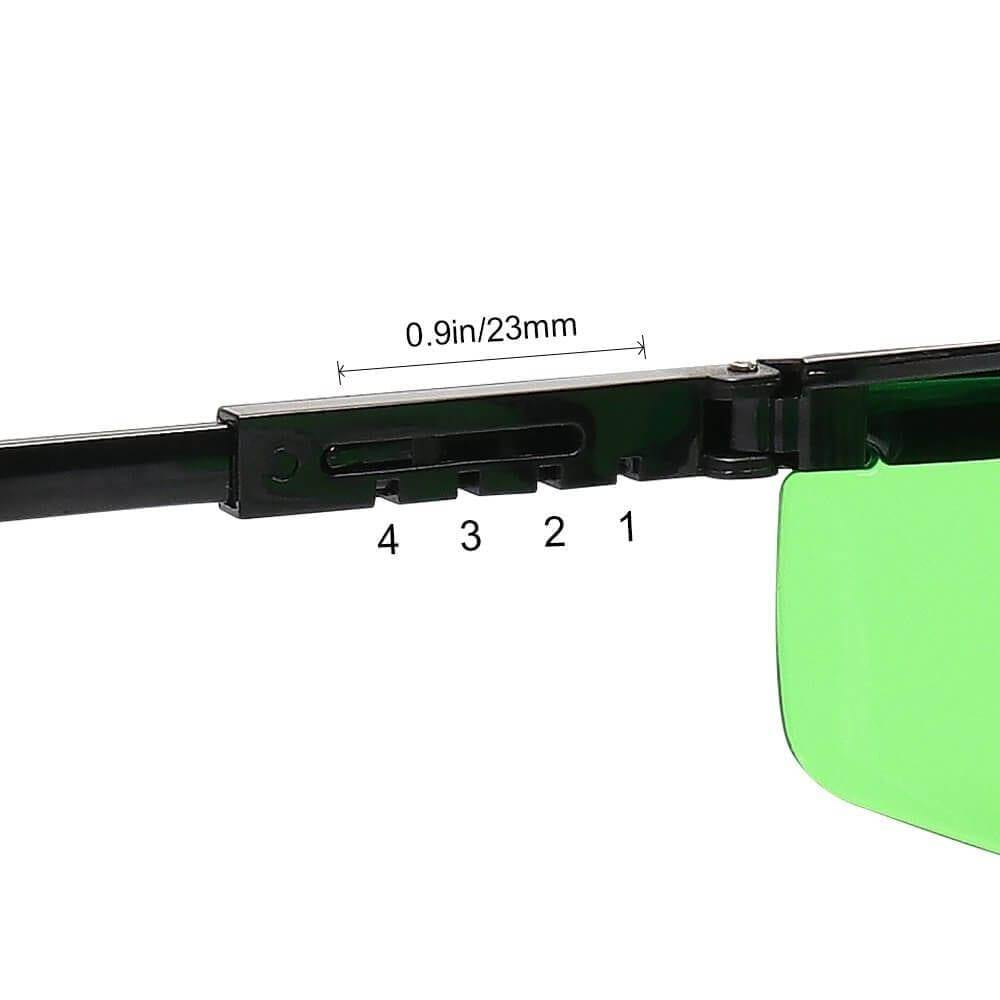 Huepar GL01G - Green Laser Adjustable Eye Protection Glasses - HUEPAR UK