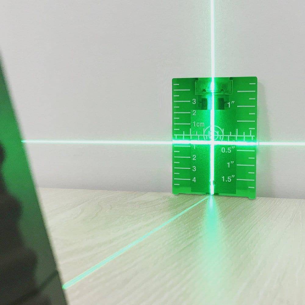 Huepar TP01G - Magnetic Floor Laser Target Plate Card - HUEPAR UK