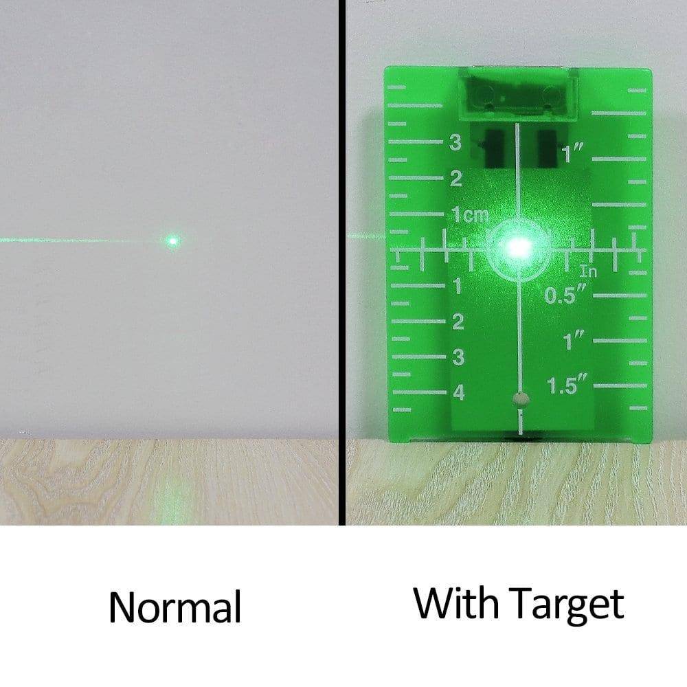 Huepar TP01G - Magnetic Floor Laser Target Plate Card - HUEPAR UK