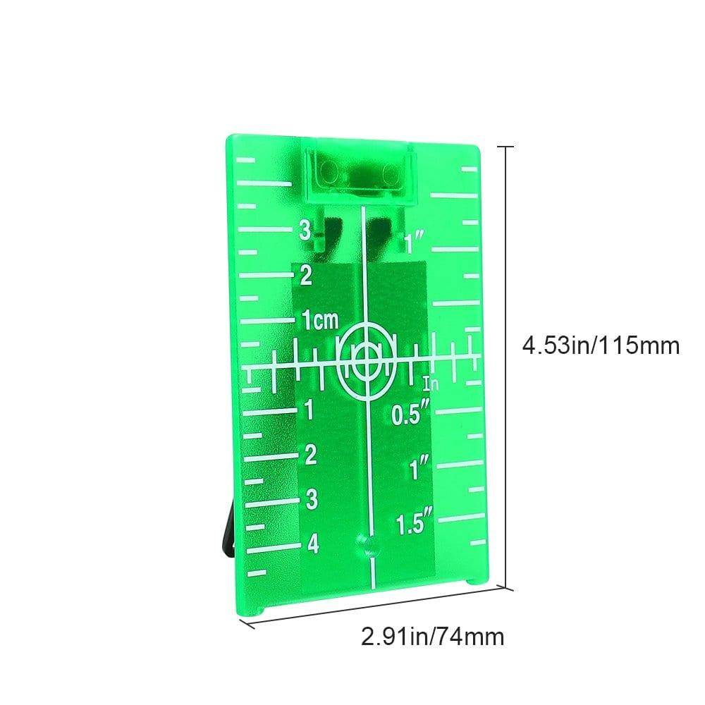 Huepar TP01G - Magnetic Floor Laser Target Plate Card - HUEPAR UK