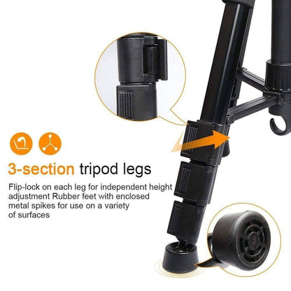 Huepar TPD14 - 143CM/4.69Ft Tripod Adjustable - HUEPAR UK