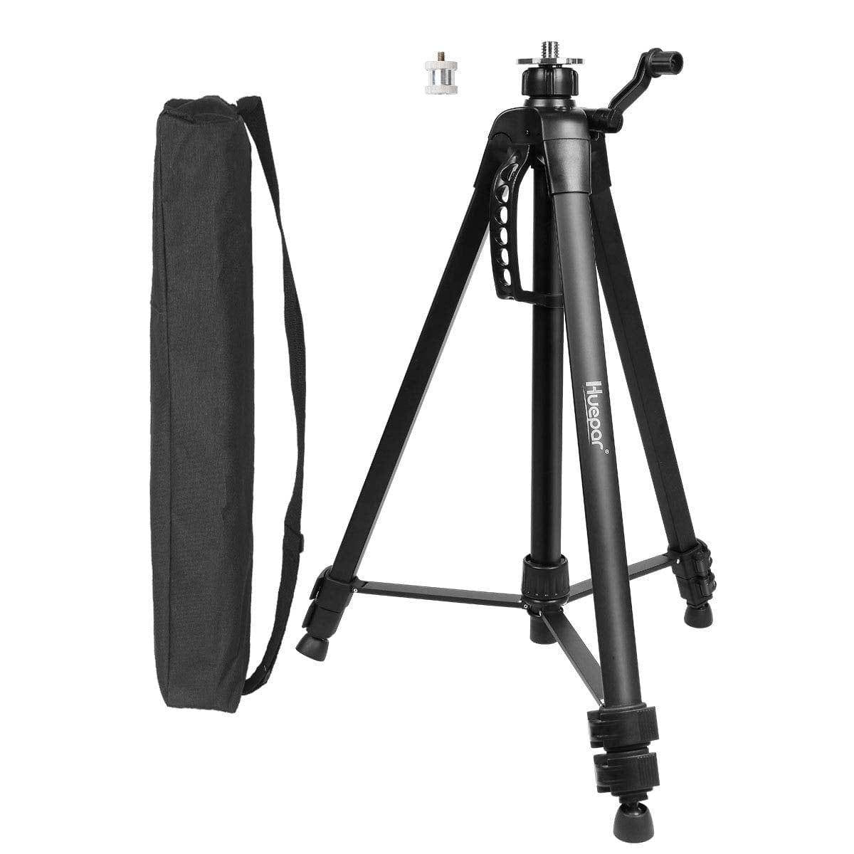 Huepar TPD16 - 1.6m Flat Head Aluminum Tripod Adjustable - HUEPAR UK