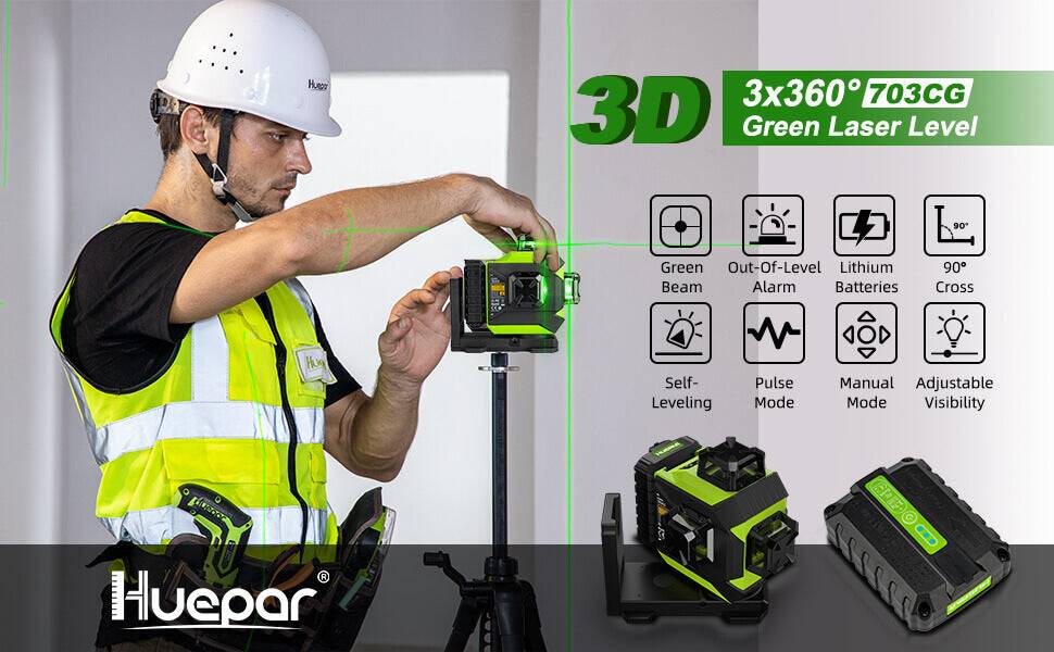 Huepar 703CG Laser Level