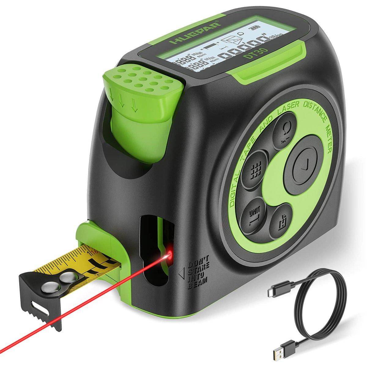 Huepar DT30 60M Laser Tape Measure HUEPAR UK Huepar dt30 60m laser tape measure huepar uk